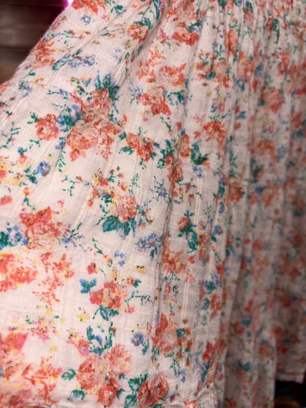 Coastal cowgirl cotton Floral Dress with pockets - Picture 2 of 8